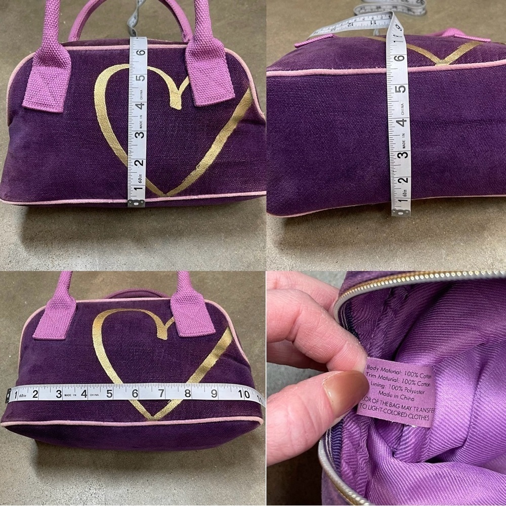 Vintage 90s Victoria's Secret Y2K Velour Purse Handbag - Picture 11 of 11